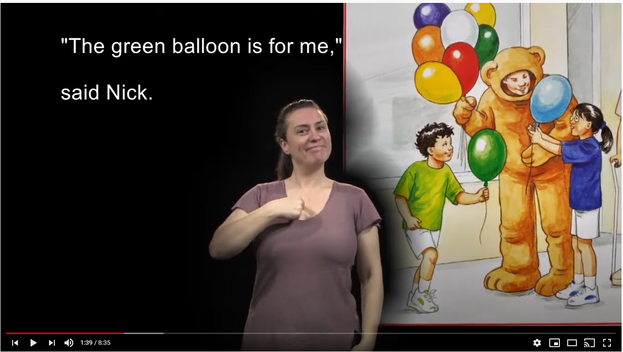 The Auslan Reader - Level 4  Nelson PM Starter Readers