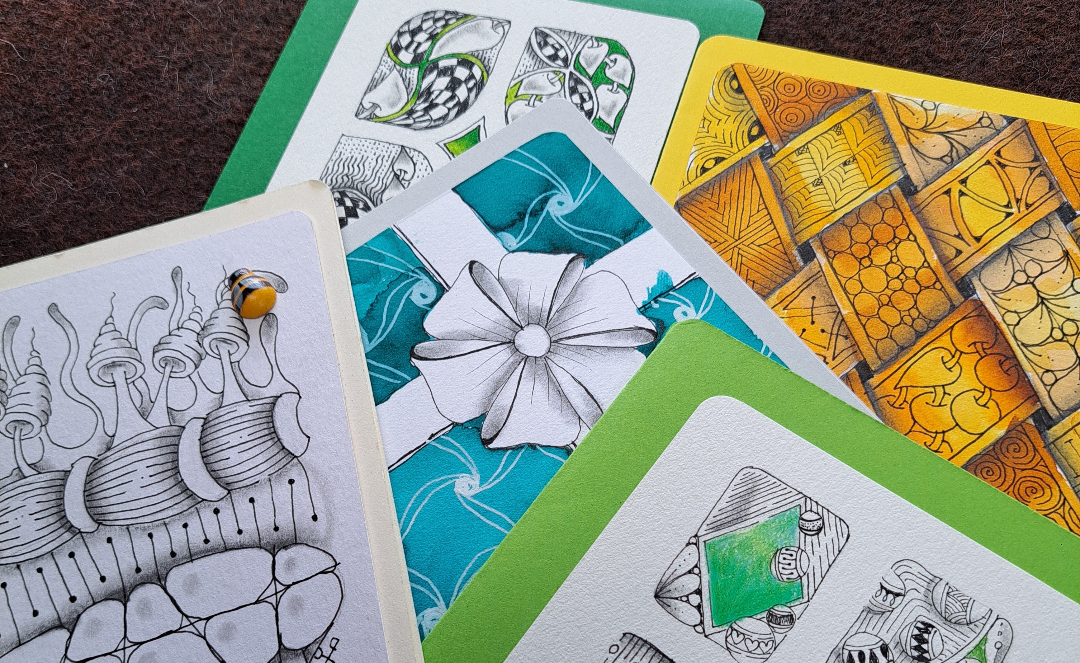 ZENTANGLE GREETING CARDS
