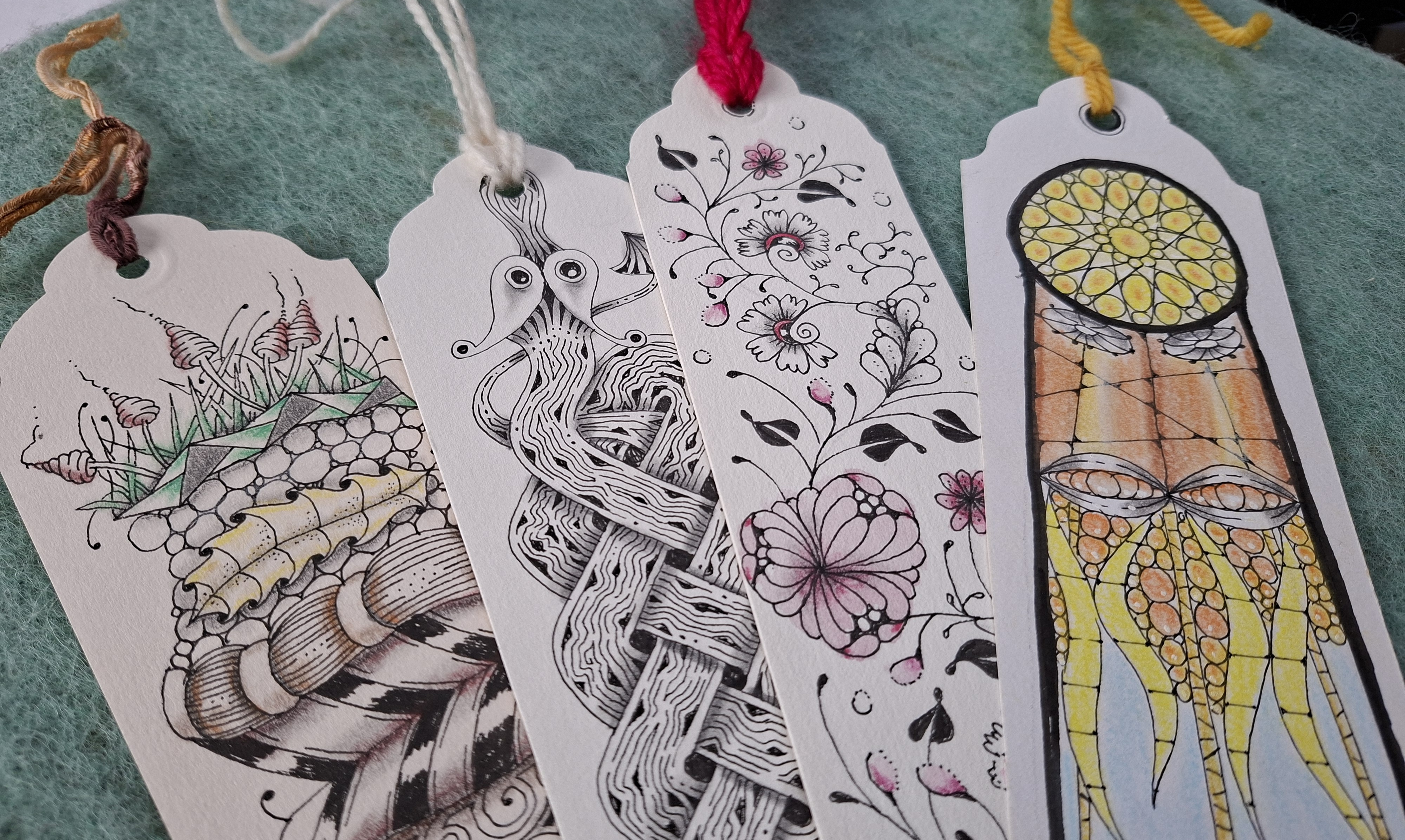ZENTANGLE BOOKMARK BUNDLE