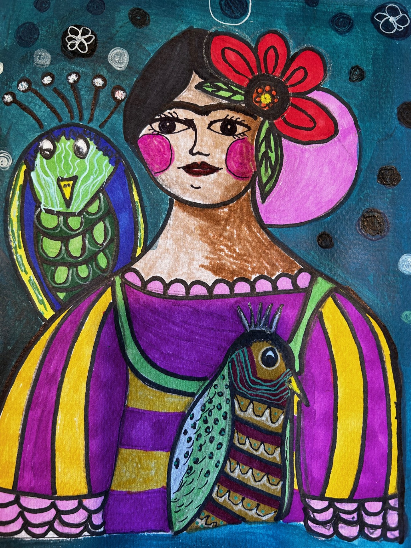 FLAMBOYANT FRIDA KAHLO: PAINT AN ARTWORK IN HER STYLE