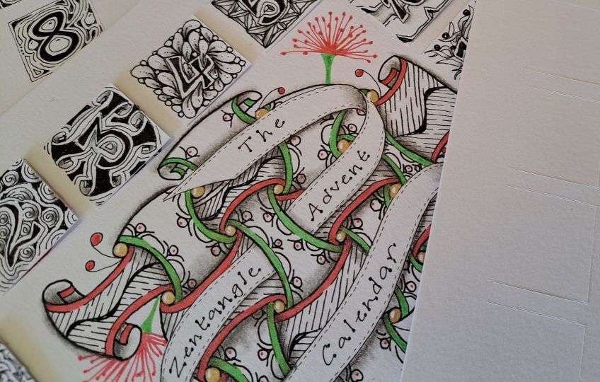 ZENTANGLE: AN ADVENT CALENDAR