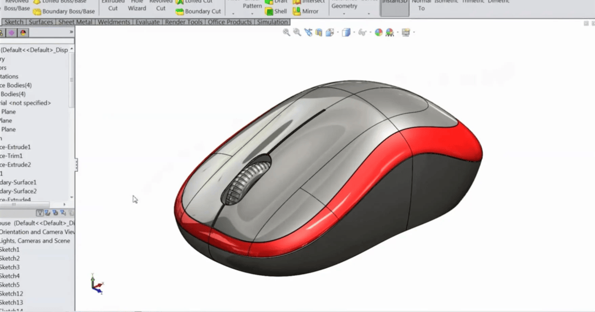 SolidWorks Surface Modeling Training