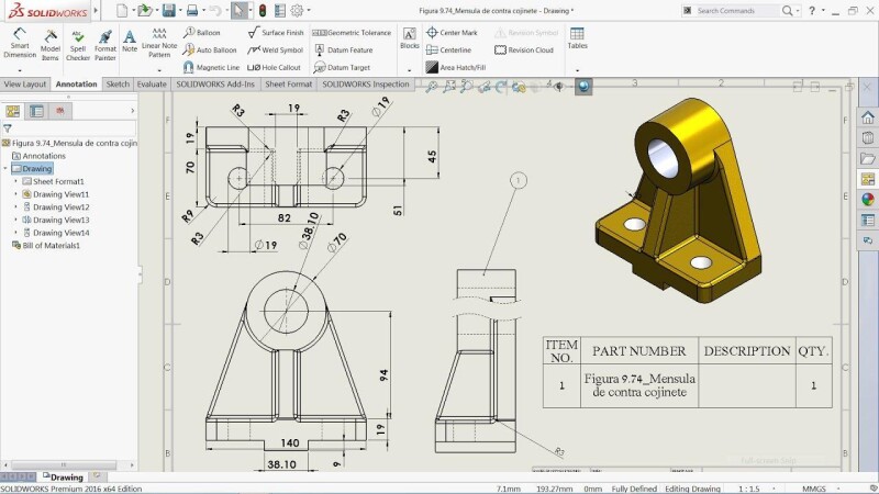 SolidWorks Drawings Training